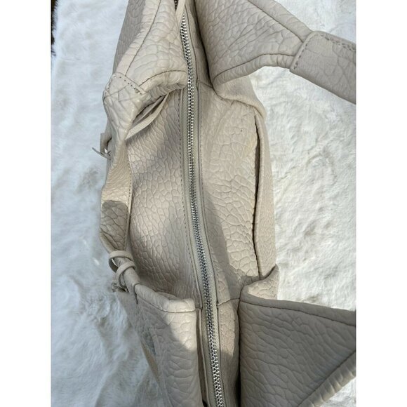 Vince Camuto Convertible Lamb Leather Pleated Tote - Steph seashell bag - Picture 5 of 6